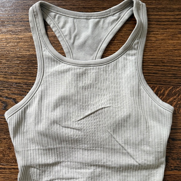 Lululemon Ebb to Street Cropped Racerback Tank Top - Picture 1 of 2
